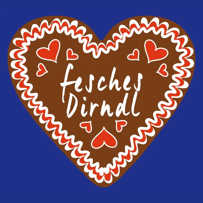 Fesches Dirndl Lebkuchenherz