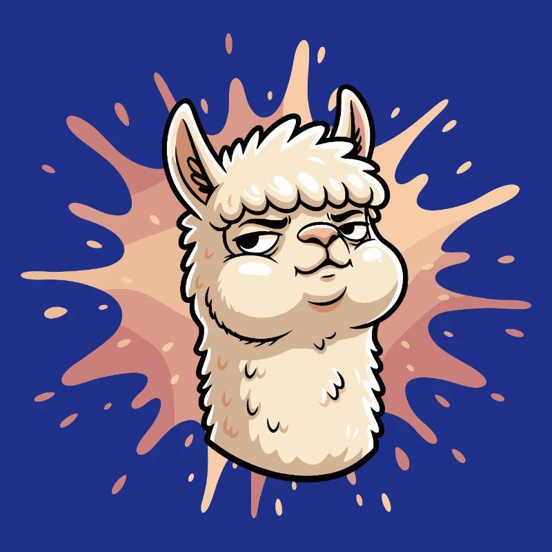 Confident Llama Splash