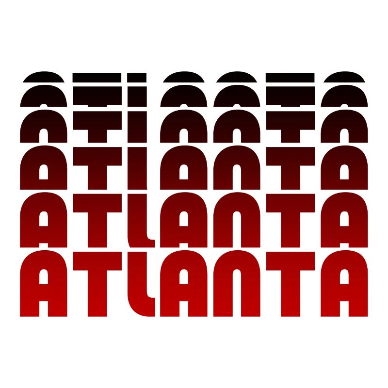 Grille de fautes de frappe néon d’Atlanta