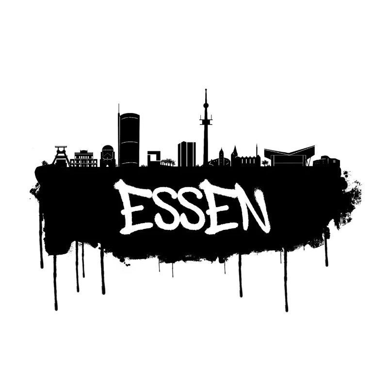 Essen Graffiti Skyline