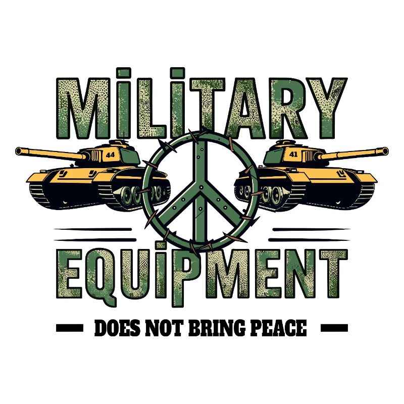 Military equipment does not bring peace