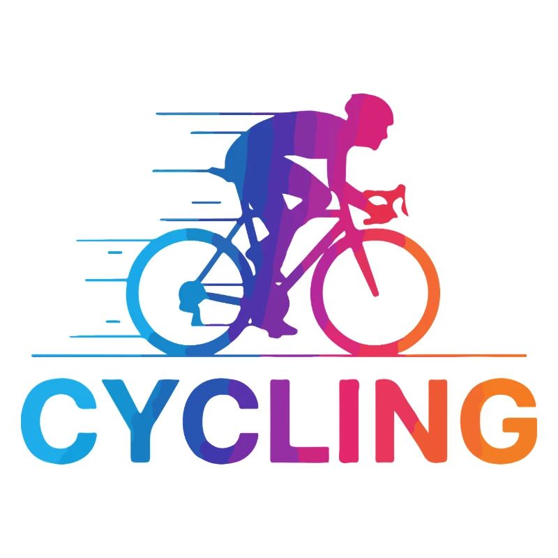 Gradient vibrant du cyclisme