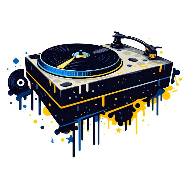 Graffiti Turntable Design