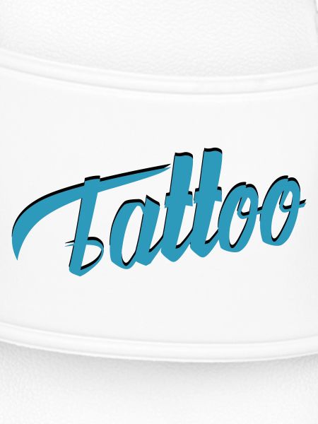 Tattoo Script in Teal