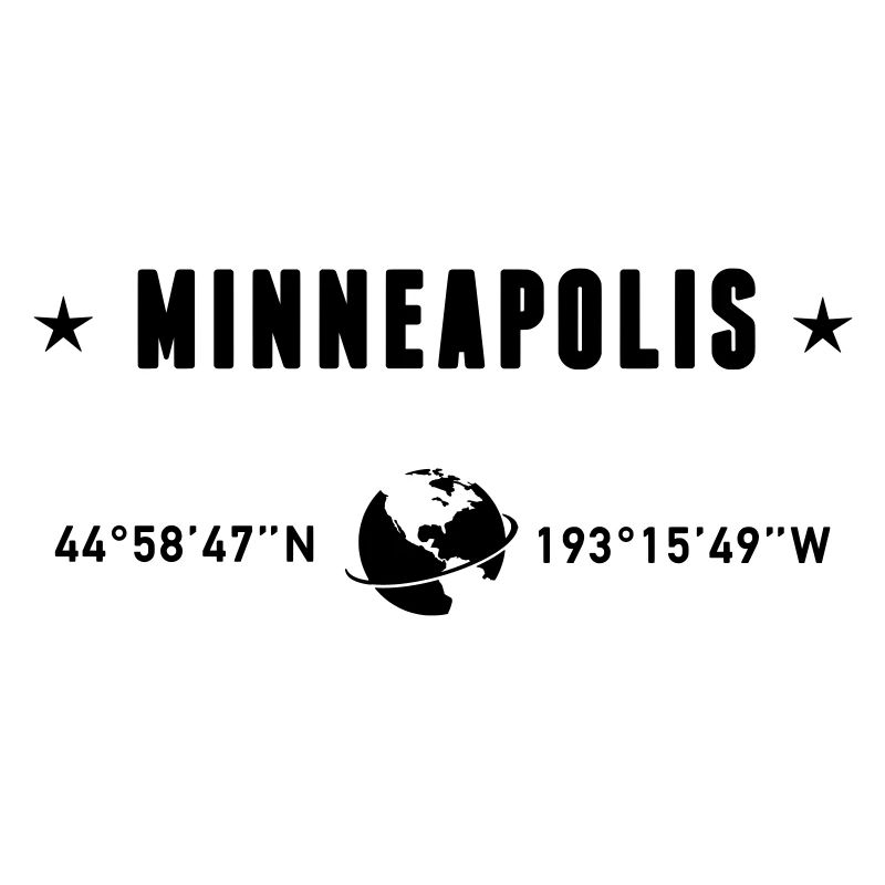 Minneapolis, Minnesota, coordonnées de la planète Terre