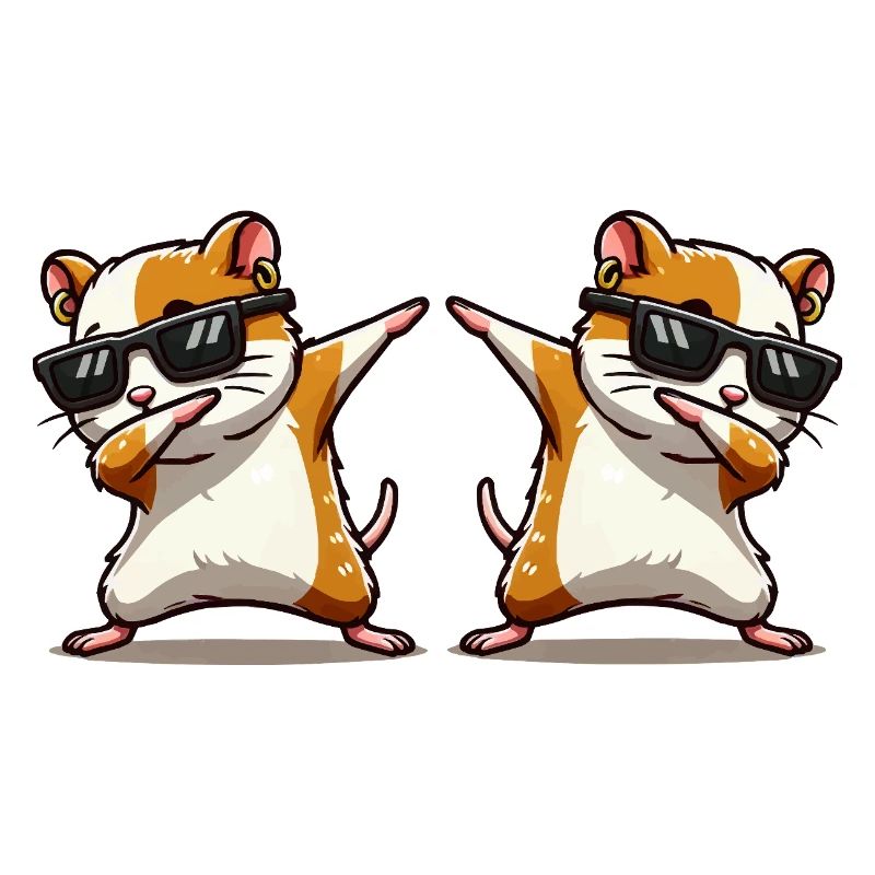 hamster dabbing 2