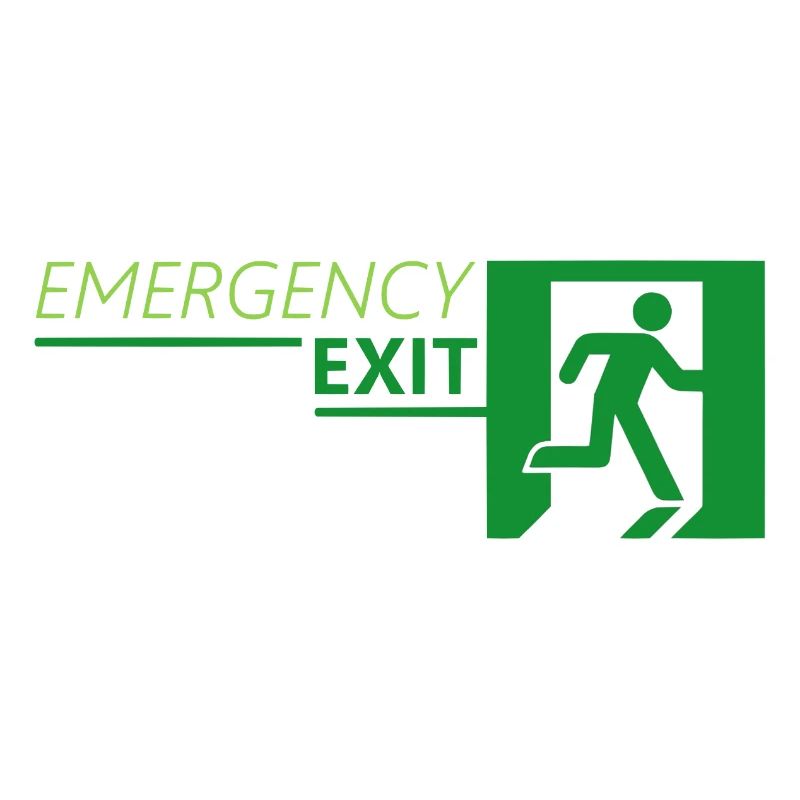 Emergency EXIT Classic Green