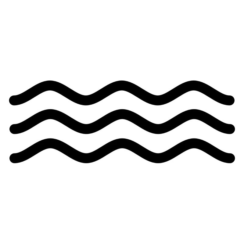 Abstract sign for water