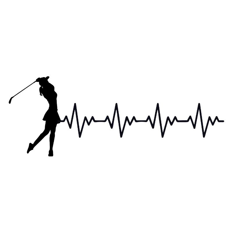 Golfeuse Golfeuse Coup de golf ECG Battement de cœur