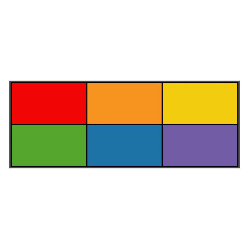LGBT_Regenbogen_Farbblock grid
