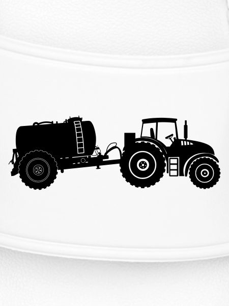 Traktor mit Geierbehälter