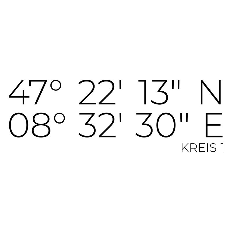 Coordinates District 1 Zurich