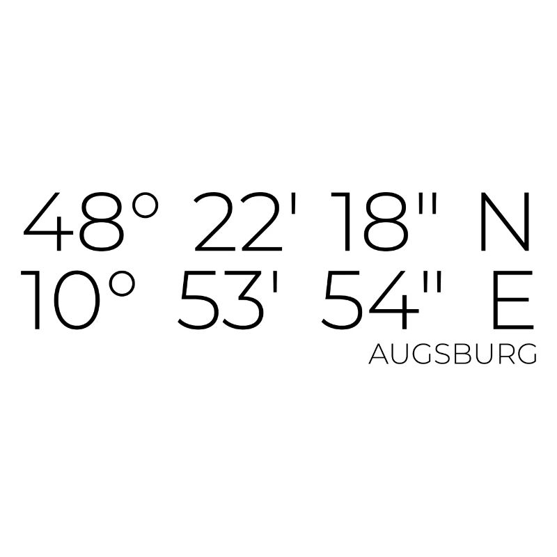 Coordinates Augsburg
