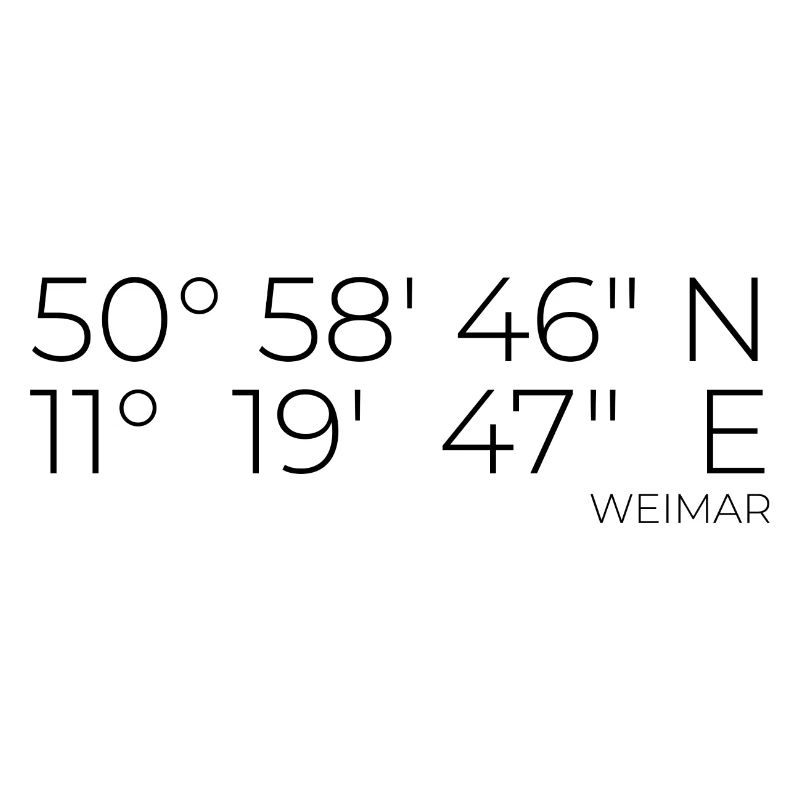 coordinates Weimar