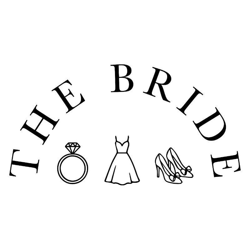The Bride - Halbreis mit Ring, Kleid und Schuhe