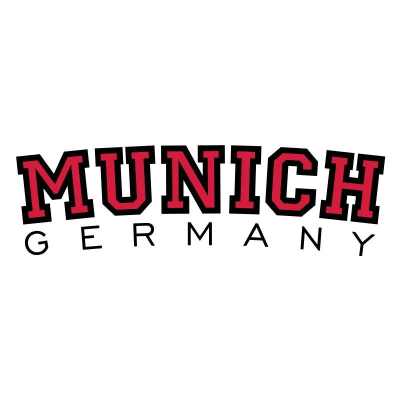 München Munich Germany (Schwarz/Rot)