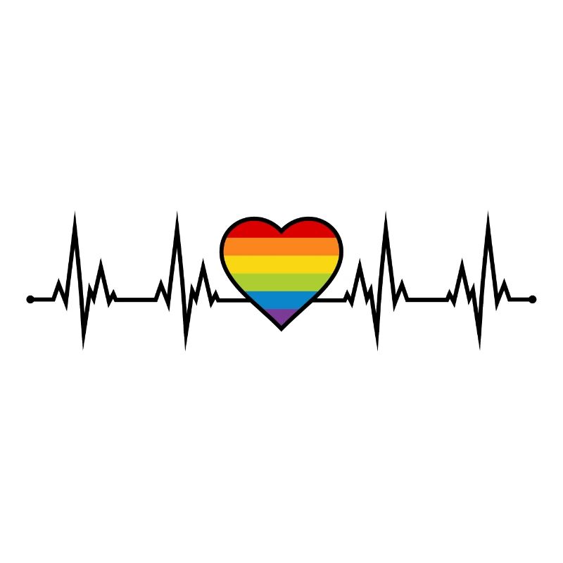 Regenbogen Herzschlag 