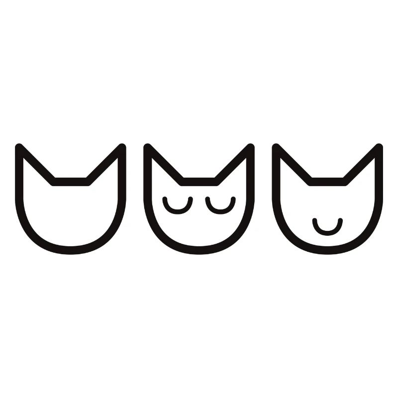 Cats : See no evil, hear no evil, speak no evil