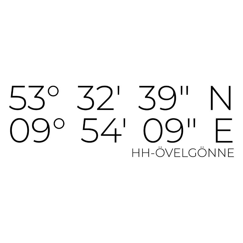 Coordinates Övelgönne Hamburg