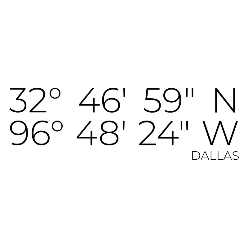 Coordinates Dallas