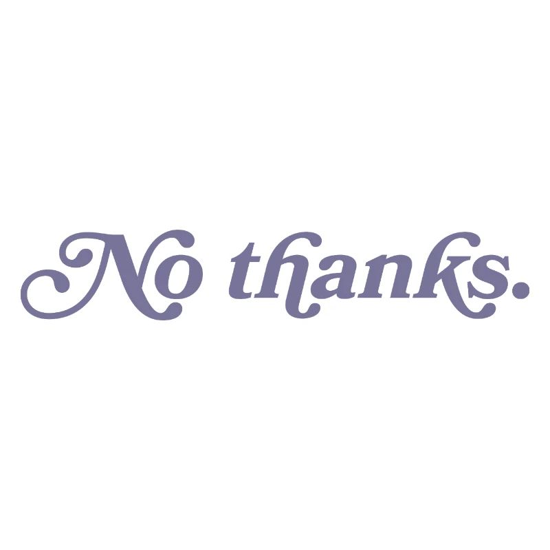Non merci.