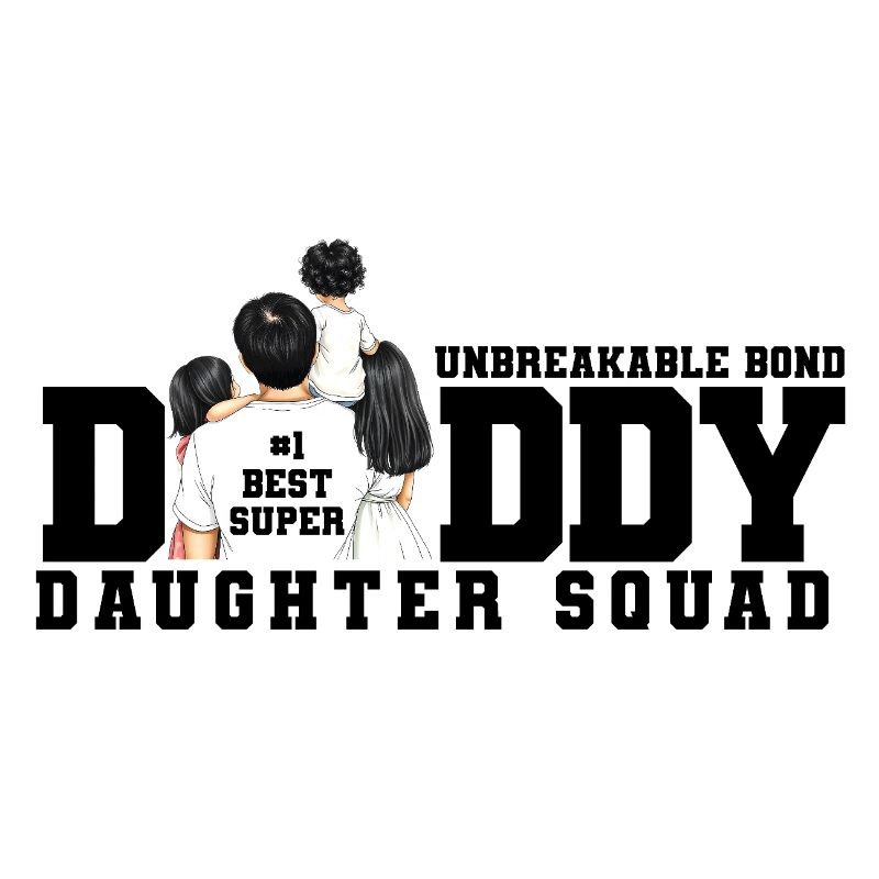 Daddy Tochter Squad 3er-Design