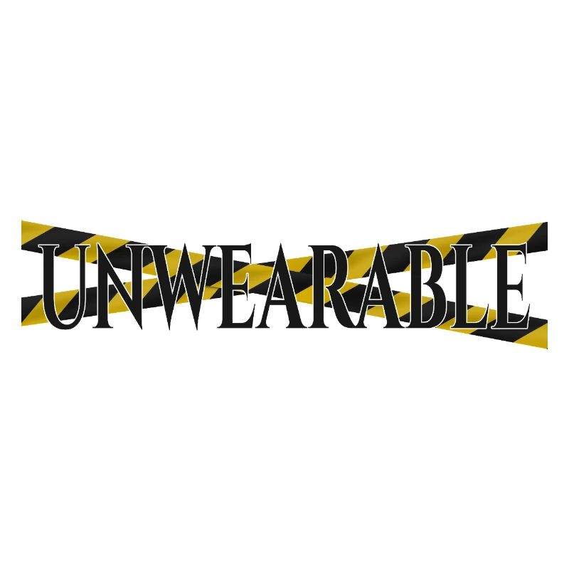 Untragbar – Statement-Design mit Warnband