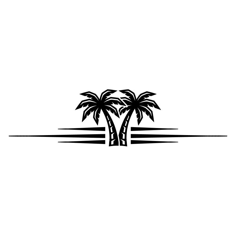 Palm Tree Icon Line
