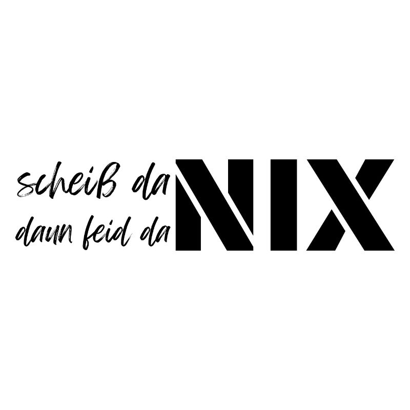 scheiß da nix daun feid da nix, dialect motto