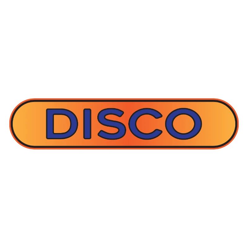 Disco Neon Retro Abzeichen