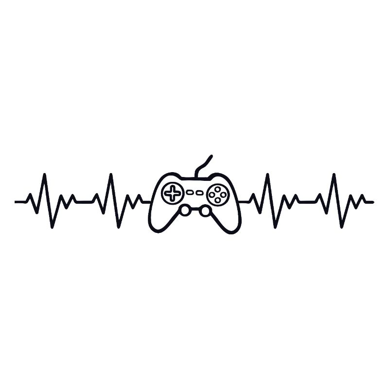 Controller Gamer ECG Heartbeat