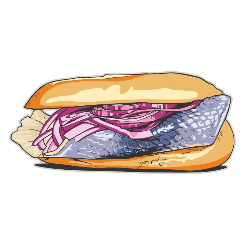 Fischsemmel // Illustration