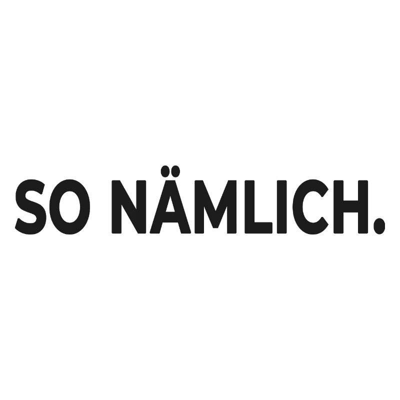 THAT'S HOW IT IS. – Minimalist statement design