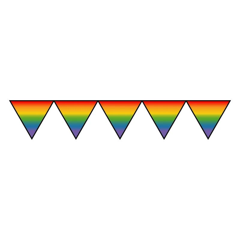 Regenbogen LGBTQIA triangles