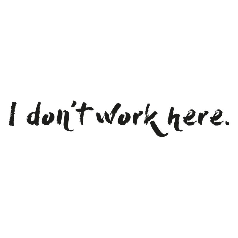 I don't work here.
