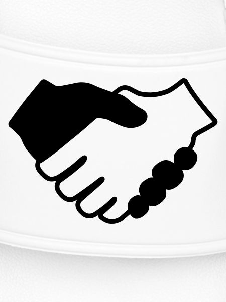 Hands black and white