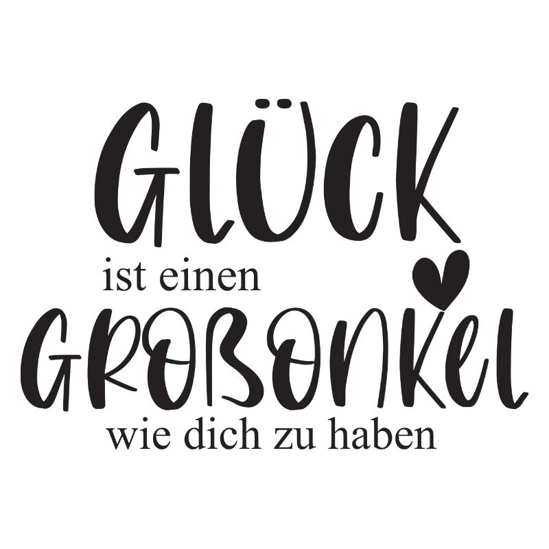 Großonkel Glück Onkel Geschenk Geburtstag Danke