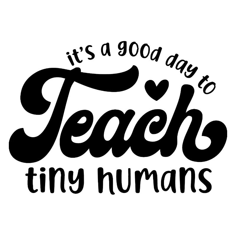 C’est une bonne journée pour enseigner aux petits humains