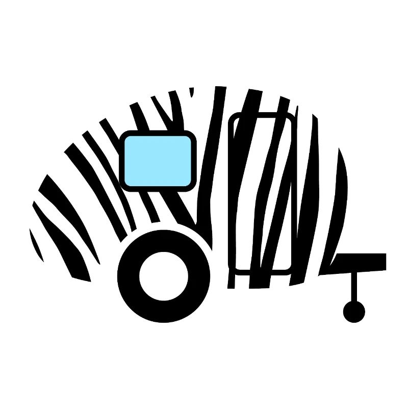 Caravane Caravane Zebra Pattern Holiday Camping