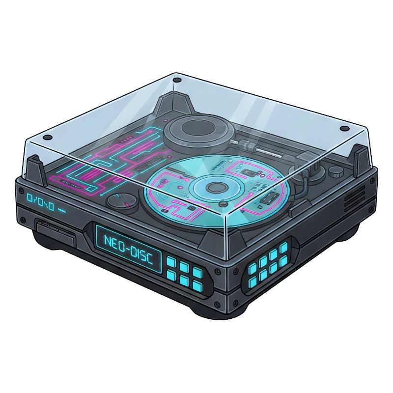 Futuristic Turntable Cool Modern Design