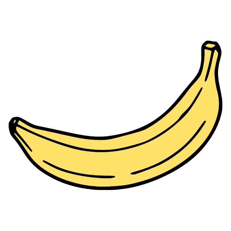 Banane minimal Geschenk minimalistisch 