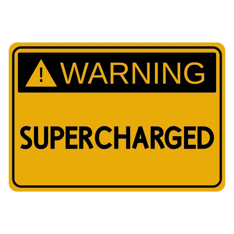 USDM sticker - SUPERCHARGED