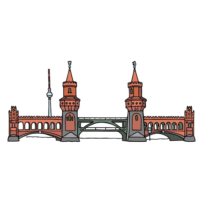 Oberbaumbrücke à BERLIN c