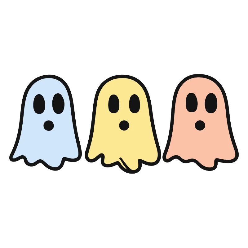 Ghosts Halloween Équipe drôle