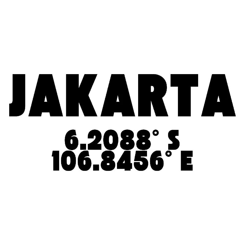 Jakarta - Design with coordinates