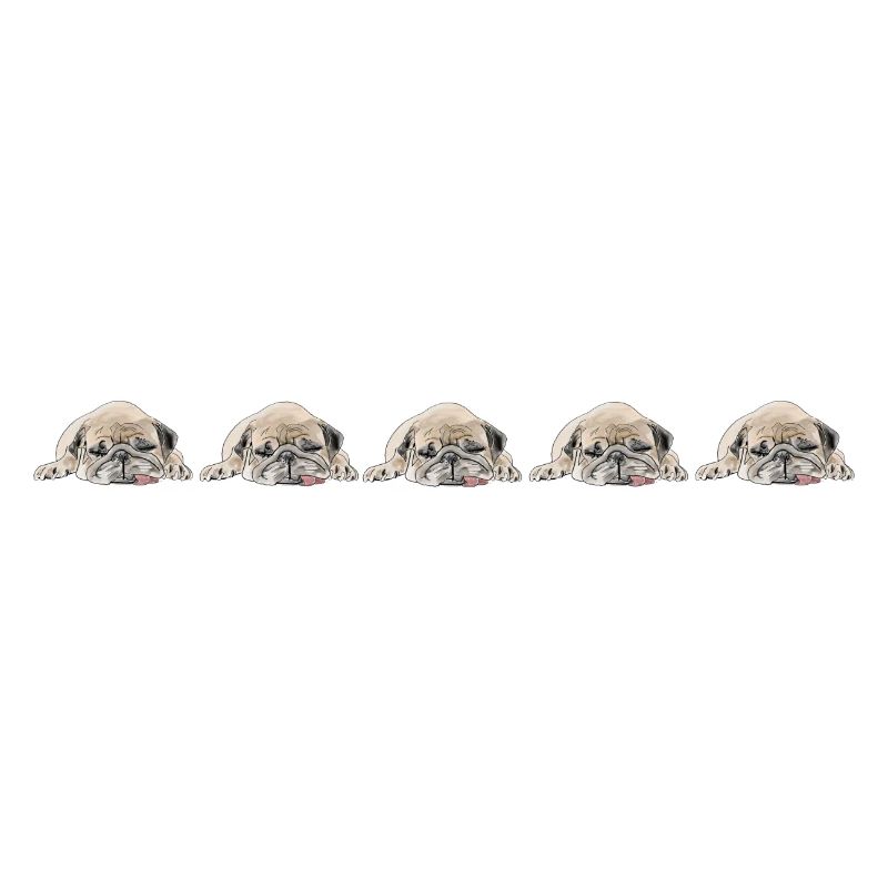 5 Möpse