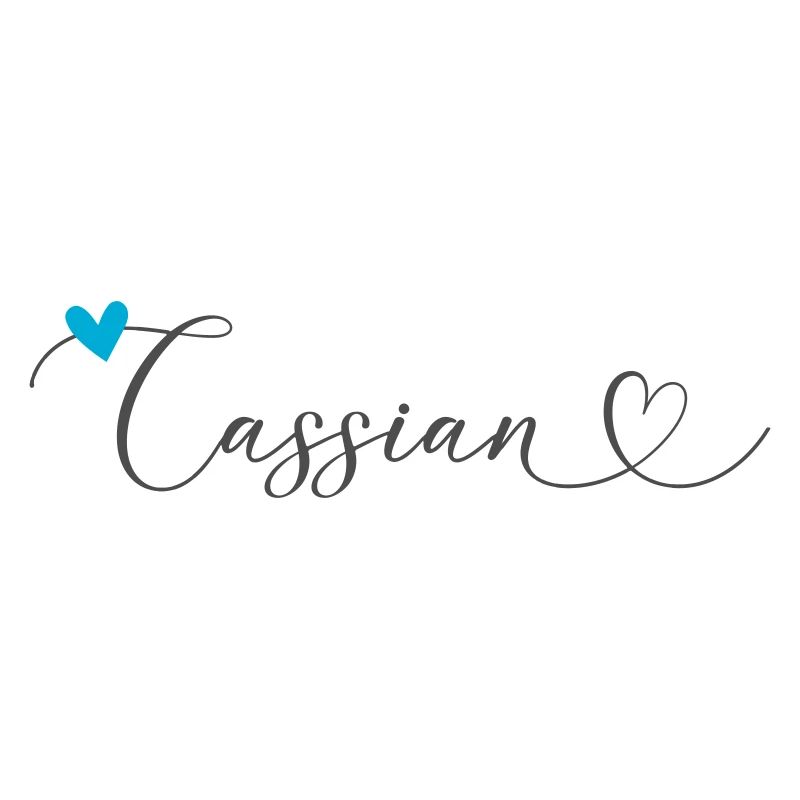 Cassian Surname First name Calligraphy Heart