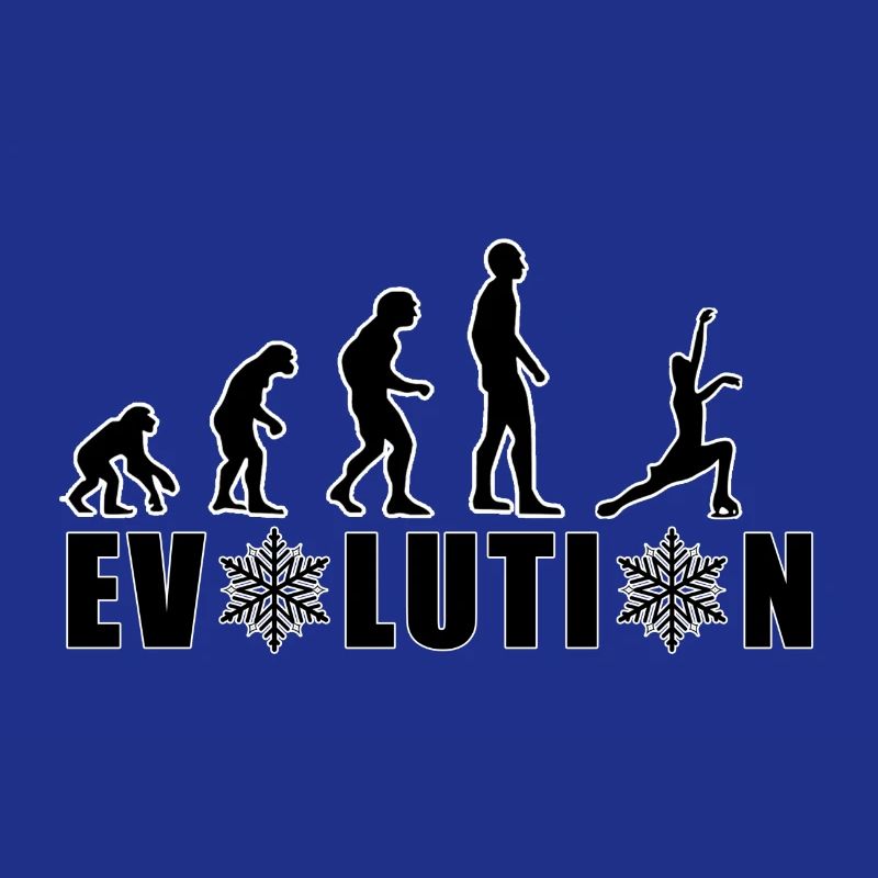 EVOLUTION EISKUNSTLAUF WINTER SCHNEE