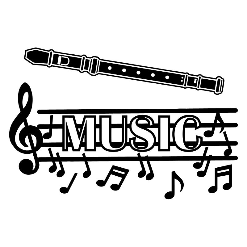 Blockflöten-Musik-Logo