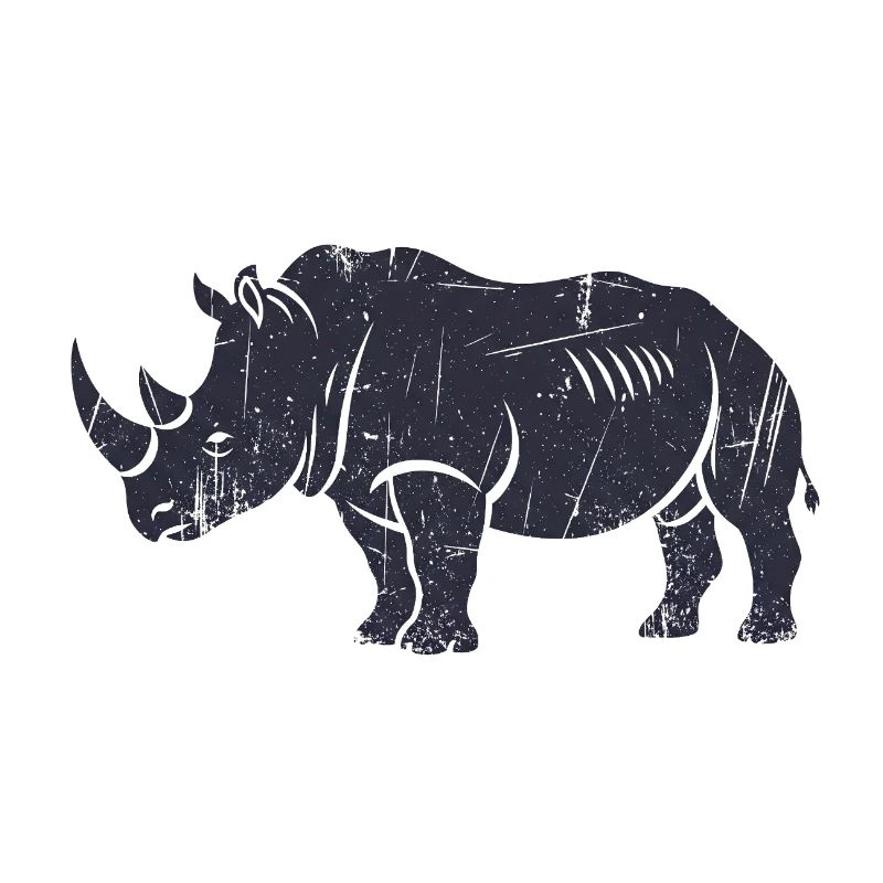Sternen-Nashorn mit Galaxy-Hintergrund